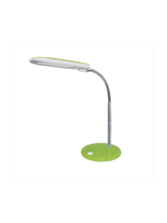 Aca Baz LED Office Lamp with Flexible Arm in Green Color