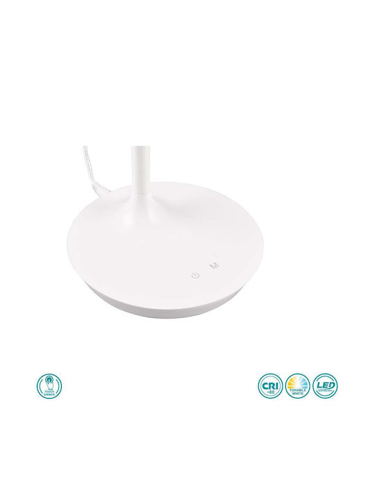 Trio Lighting Επιτραπέζιο LED Φωτιστικό Γραφείου σε Λευκό Χρώμα