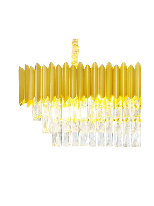 Artekko Chandelier Ø100cm with Transparent Crystals 023-3279