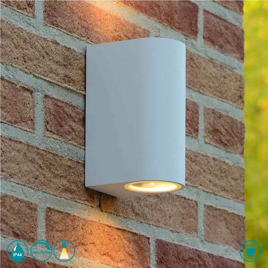 Lucide Lightning Zaro Wandmontiertes Außen-Spotlight GU10 IP44