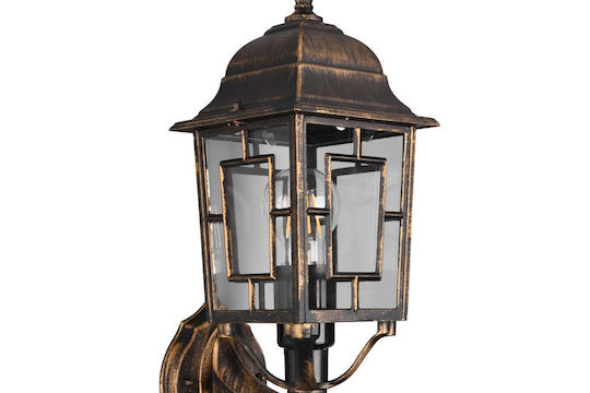 Trio Lighting Wall-Mounted Outdoor Lantern E27 IP44 15x19.5x41.5εκ.