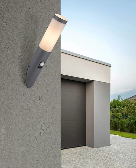 Globo Lighting Boston Steel 1x Mpn 3157as Wall-Mounted Outdoor Ceiling Light E27 IP44 39x8x17εκ.