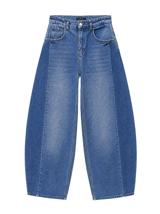 Damen Jeans Hosen in Ballon Bein Stil