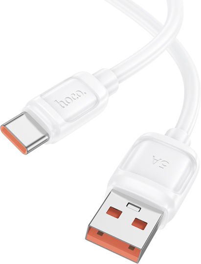 Hoco X115 Surpass USB 3.2 Cable USB-C male - USB-A 100W Λευκό 1m GER-HC-X115TC-WH