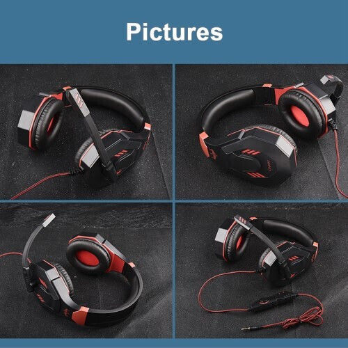 Ovleng OV-P30 Over Ear Gaming Headset with Connection 3.5mm Black / Blue