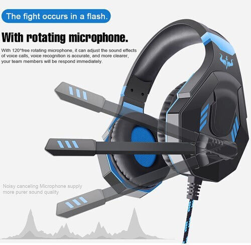 Ovleng OV-P30 Over Ear Gaming Headset with Connection 3.5mm Black / Blue