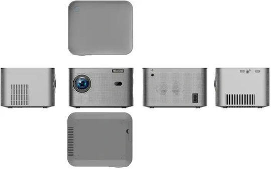 Magcubic Mini Projektor LCD Full HD mit Wi-Fi und Eingebauten Lautsprechern