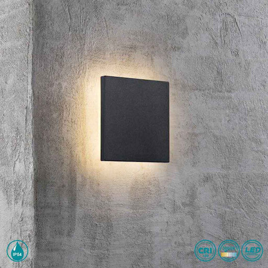 Nordlux Artego Aplica de exterior montată pe perete LED IP44 7.2W 15x15x15εκ.