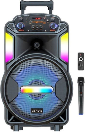 Karaoke Speaker With Wireless Microphone And Lighting Effects GY-1210 116220 Black