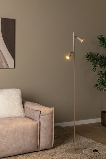 Lucide Lightning Tiana Floor Lamp Height 151.2cm with Lamp Bulb Base for GU10
