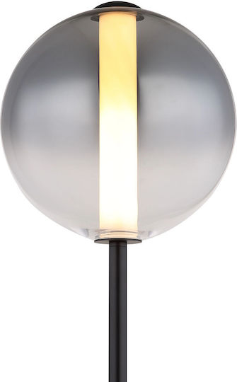 Globo Lighting LED Floor Lamp H152cm with Warm White Light 1961lm Black