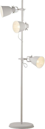 Fan Europe Legend Vintage Floor Lamp H166xW50cm. with Socket for Bulb E27 White