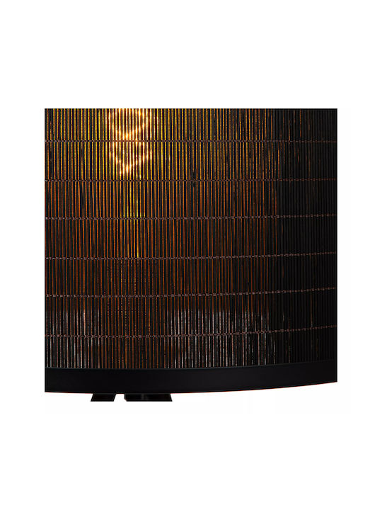 Lucide Lightning Stehleuchte H142xB55cm. mit Fassung für Lampe E27 Schwarz