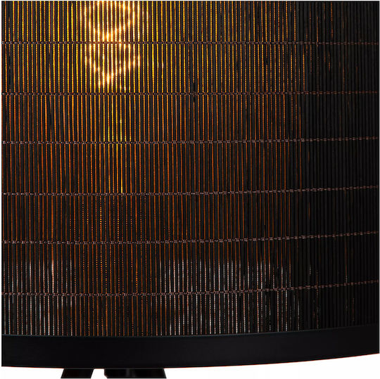 Lucide Lightning Floor Lamp H142xW55cm. with Socket for Bulb E27 Black