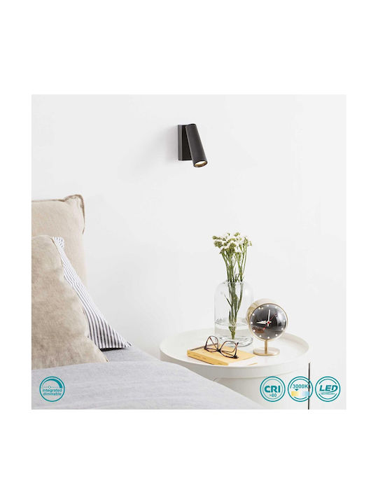 Ideal Lux Pipe Модерен Осветително тяло За стена с вграден LED 12.5x4x12.5см.
