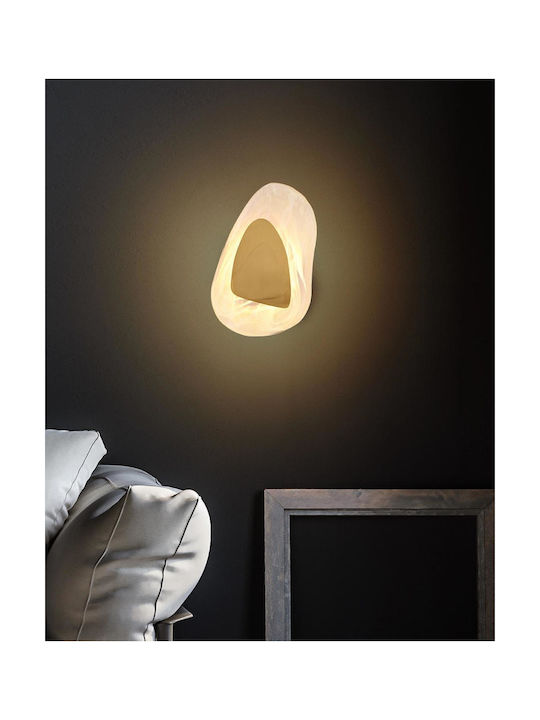 Globo Lighting Осветително тяло За стена с вграден LED Прозрачен 20.5x32см.