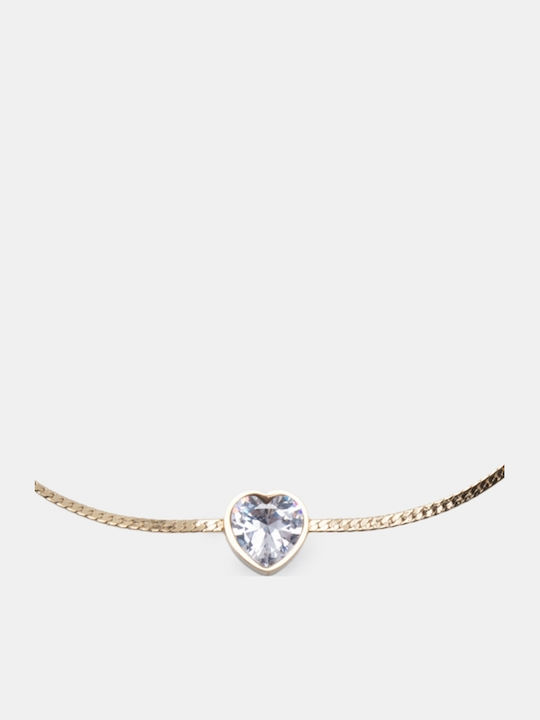 Luigi Damentraegerarmband mit Herz-Design
