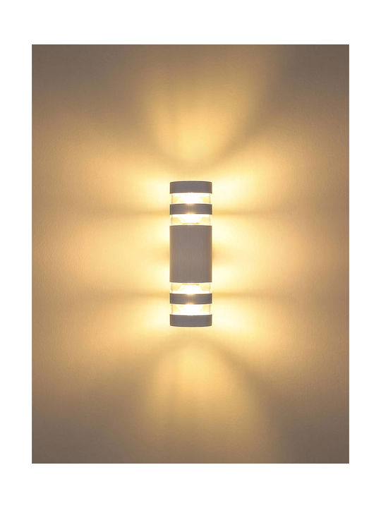 Globo Lighting Φωτιστικό Τοίχου Λευκό 22εκ.