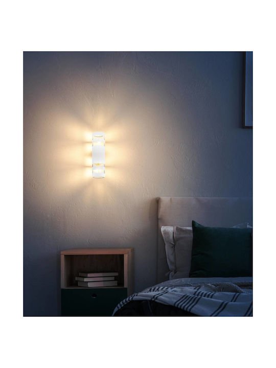 Globo Lighting Φωτιστικό Τοίχου Λευκό 22εκ.