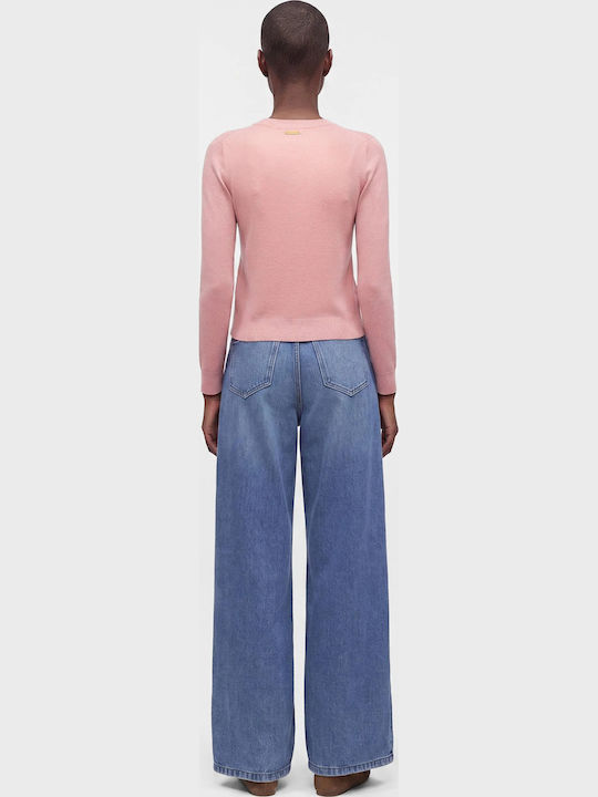 Damen Strickjacke Rosa