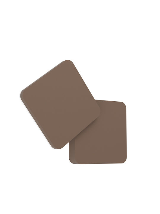 Eglo Pedersano Wall Lamp with Integrated LED and Adjustable Warm to Cool White Light Brown 14x4.7x14cm