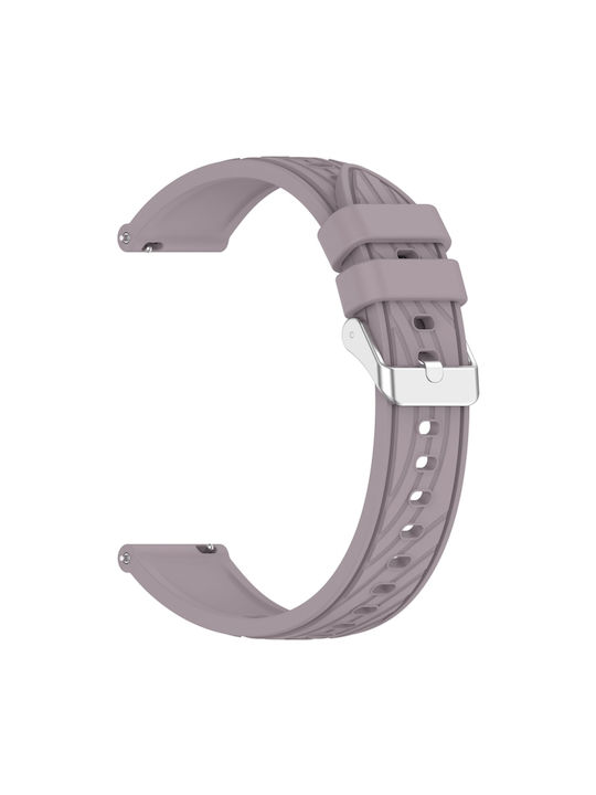 Amazfit Gts 3 Stripe Texture 20mm Silicone Watch Band Roland Purple Amazfit Gts 3 Stripe Texture 20mm Silicone Watch Band Roland Purple