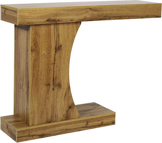 Konsolentisch aus Massivholz Eiche M120xB30xH90cm