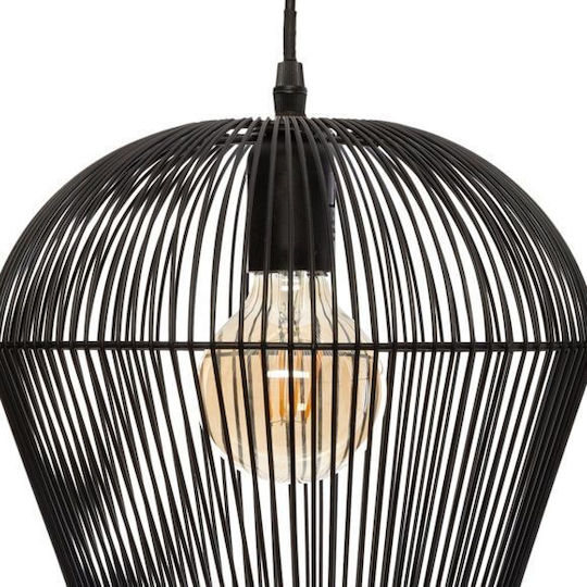 Atmosphera Jena Lustră Negru cu Dulie E27 26x25x25cm.