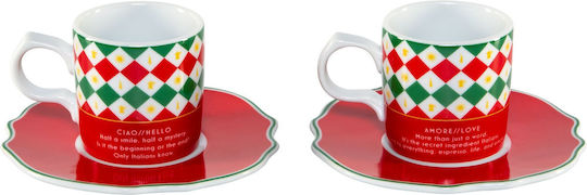Bialetti Σετ Φλιτζάνια Espresso 2τμχ