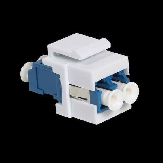 LogiLink NK0030 Keystone Module Insert LC MM Duplex NK0030 Adaptor de fibră optică White/Blue