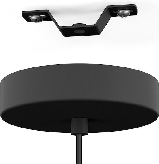 Eglo Libertad Κρεμαστό Φωτιστικό Μαύρο με Ντουί E27 18x18x24εκ.