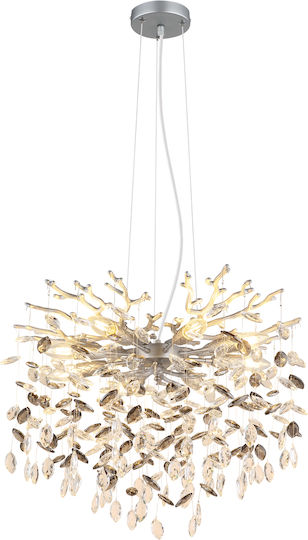 Globo Lighting Висящо Таванно Осветително Тяло Сребристо Globo Lighting Висящо Таванно Осветително Тяло Сребристо