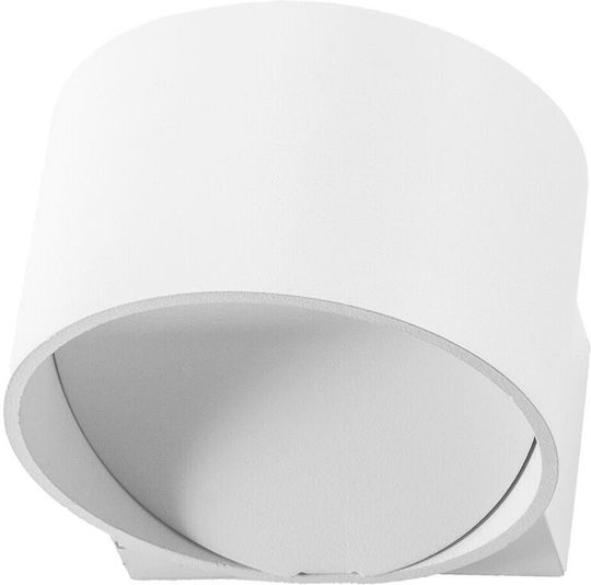 Braytron Единично LED Топло бяло Спот в Бял Цвят