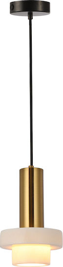 Viokef Marble Verstellbar Hängelampe Weiß mit Fassung E27 15x140cm.