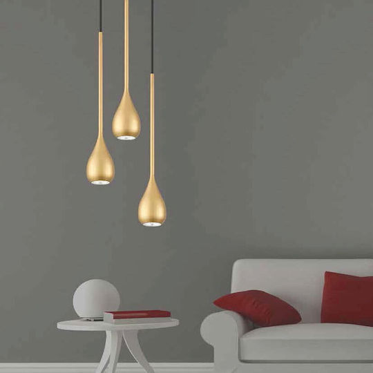 Luma Висящо Осветително Тяло Черен 30x8x55см.