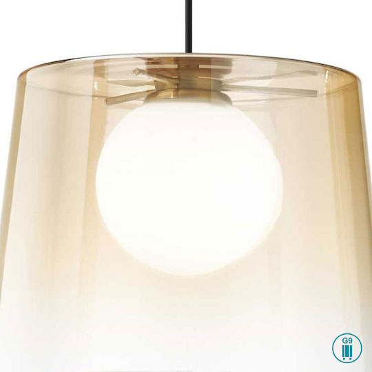 Ideal Lux Fade Lustră Auriu cu Dulie G9 27x29x21cm.