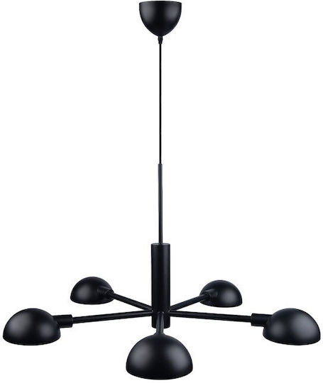 Nordlux Hängelampe Schwarz für 5 Lampen E14, E.14