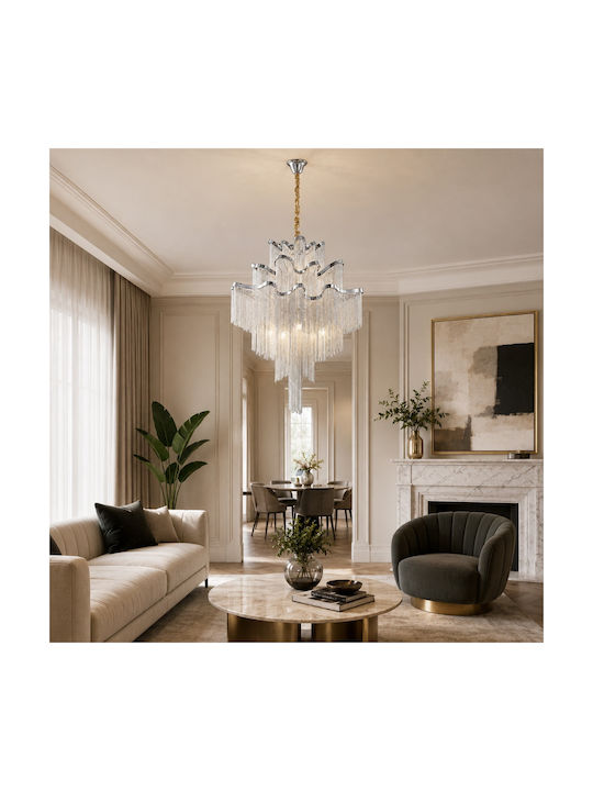 Artekko Chandelier Silver 023-3055