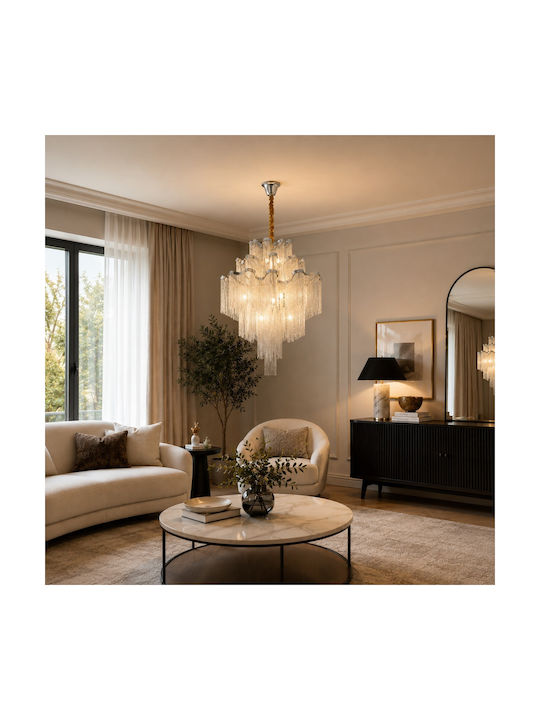 Artekko Chandelier Silver 023-3054