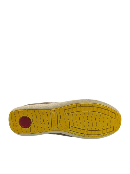 Herren Freizeitschuhe Anatomisch Braune Leder