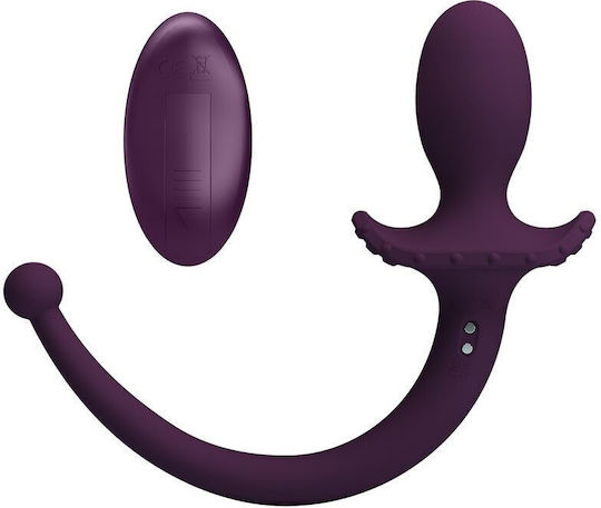 Pretty Love Anal Plug mit Kabelloser Funktion und Vibration Lila