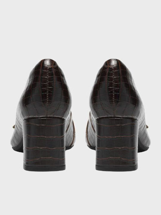 Leder Pumps Braune