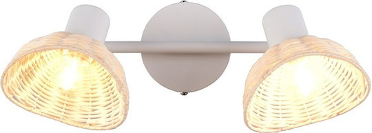 Trio Lighting Calvi Doppel-Spot mit E27 Lampenbirnensockel