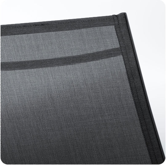 Καρέκλα Εξωτερικού Χώρου Μεταλλική Black 54x66x107εκ.
