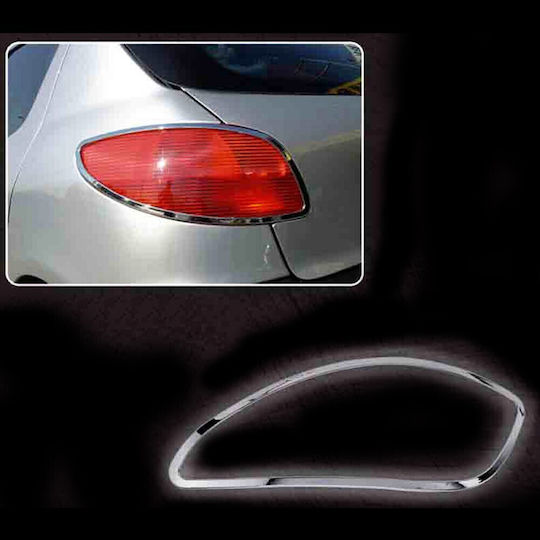 Headlights Masks Back Peugeot 206 03 Silver