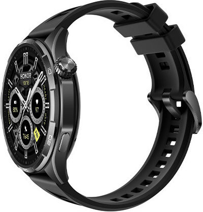 Honor Смарт часовник 6 Алуминий 46 мм Водоустойчив с Пулсомер (Shadow Black)