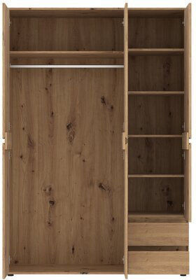 Torfiou 116 Εξάφυλλη Ντουλάπα με Καθρέπτη 137x55x200cm Torfiou 116 Εξάφυλλη Ντουλάπα με Καθρέπτη 137x55x200cm