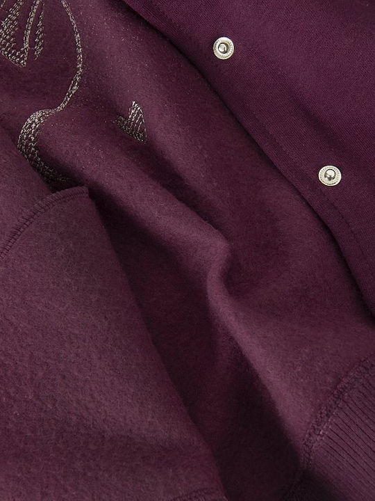Kinder-Sweatshirt Strickjacke Rot