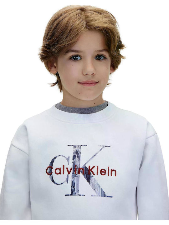 Kids White Sweatshirt