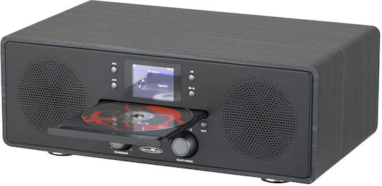 Reflexion HRA23INT Επιτραπέζιο Ραδιόφωνο Ρεύματος DAB+ με Bluetooth Μαύρο